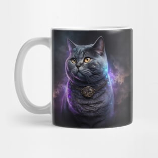 British Shorthair Galactic Divine Portrait Mug